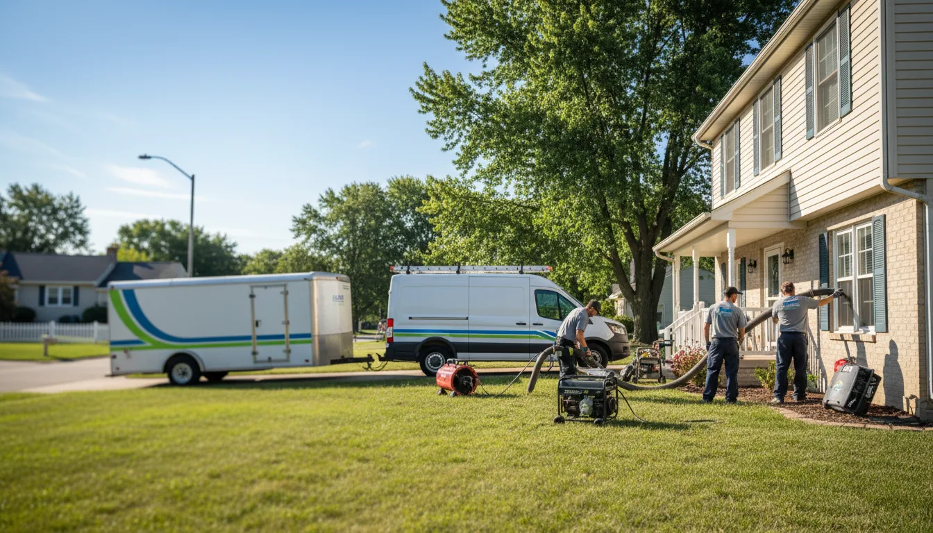 Flooded Basement Restoration And Cleanup With Repair in Rudyard, MI near me